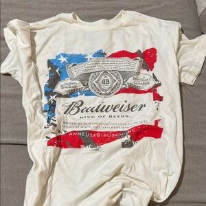 Budweiser Graphic Tee - Red, Blue, White